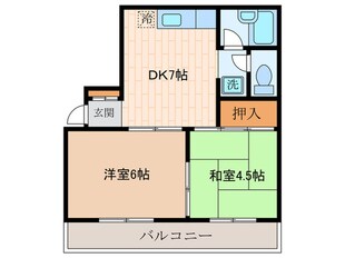 ドエル梅香の物件間取画像